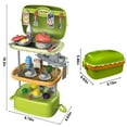 thumbnail image 5 of Adofi 55 Piece Kids Kitchen Playset, 3-in-1 Play Kitchen Accessories Toy, 5 of 8