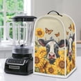 thumbnail image 5 of HELLHERO Protects Blenders Processors Polyester Kitchen Blender Dust Covers Sunflower Cow Handle Food Processor Cover for Kitchen Use, 5 of 6