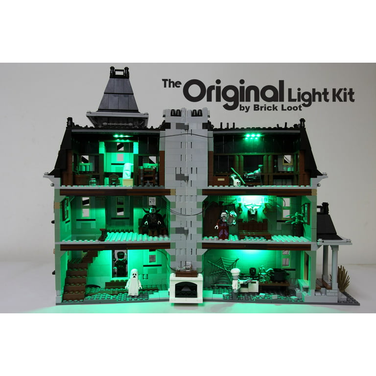 deres Biprodukt indlysende Brick Loot Lighting Kit for Your Lego Monster Haunted House Set 10228 - Lego  Set NOT Included - Walmart.com