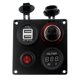 thumbnail image 1 of Nuevo Coche Barco Encendedor de Y Voltímetro Medidor de Voltaje Y de Puerto Interruptor de Botón Baoblaze Encendedor de cigarrillos marinos de coche, 1 of 8
