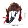 thumbnail image 3 of TechWave Pet Wig Photography Prop For Cats And Dogs Funny Hair Accessory With For Cute And Hilarious Looks Collapsible up Screen Light Paper for Photography Cardboard Sleigh Prop Happy 30th Birthday, 3 of 9