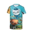 thumbnail image 3 of The Octonauts Kids' Short Sleeve T-Shirt Print Tee Shirts For Boys & Girls Summer Casual Wear Fashion Top Blouse X-Large, 3 of 9