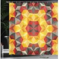 thumbnail image 4 of Ambesonne Abstract Art Shower Curtain, Geometric Fractal Art, 69"Wx70"L, Multicolor, 4 of 5