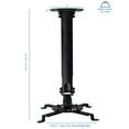 thumbnail image 2 of VIVO Universal Extended Ceiling Projector Mount | Height Adjustable (Black), 2 of 8