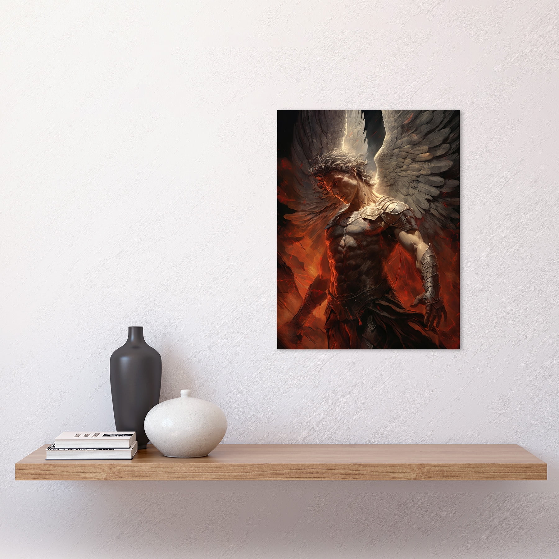 Archangel Michael Powerful Warrior Conceptual Artwork Champion of