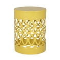 thumbnail image 6 of Outdoor Metal S/2 End Table,Yellow Iron Garden Outdoor Patio Outdoor Tables, 6 of 11