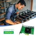thumbnail image 5 of PENGXIANG Hot PCI Express X4 20Gb 1 To 6 Riser Card PCI-E To PCI-E Adapter PCIE Slot 4X To 16X USB 3.0 Riser Extender For Bit Miner Mining, 5 of 5