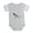 Heather Gray, variant on - FIN Collared Lizard... - Cute Infant Baby Football Bodysuit