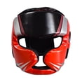 thumbnail image 2 of jinwen Boxing Headgear Adjustable Breathable Full Coverage for Karate Muay Thai MMA Red S, 2 of 9