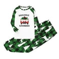 thumbnail image 2 of Pyjamas de Noël Assortis pour la Famille Noël Hommes Papa Blouse Imprimée Col Rond Hauts+pantalons Ensemble de Pyjamas Assortis pour la Famille Pyjamas pour Hommes en Liquidation, 2 of 5