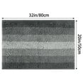 thumbnail image 6 of NOMADIC NOOK 2 Pcs Striped Bath Mat Absorb Non-Slip Bathroom Rugs for Bathroom Black 20" x 32", 6 of 6