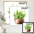 thumbnail image 4 of Designart 'Succulent Flower In Terracotta Clypot I' Traditional Framed Canvas Wall Art Print, 4 of 5