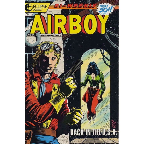 Airboy #6 VF ; Eclipse Comic Book
