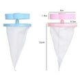 thumbnail image 4 of SAYFUT 2 Pcs Reusable Washing Machine Universal Float, Filter Bag Laundry Ball, Floating Lint Mesh Bag Hair Filter Net Pouch Universal Float Filter Bag Cleaning Household Supply, 4 of 6