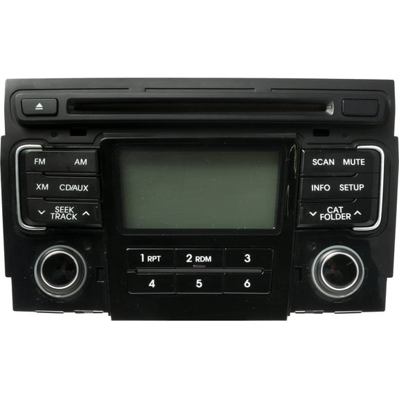 Restored Hyundai 2011 Sonata AM FM Receiver with Single Disc CD Player 96180-3Q000 (Refurbished)