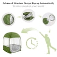 thumbnail image 5 of Sports Tent for 1-2 Person, Instant Weather Proof Clear View Bubble Tent, Portable & Foldable Pop Up Tents Shelter with Carry Bag for Watching Sports Events, Camping, Fishing, Green, 5 of 8