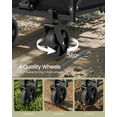 thumbnail image 6 of Small Collapsible Wagon with 400 lb Dynamic Weight Capacity, Foldable Wagon Cart, Folding Camp Cart with Wheels, for Outdoor, Yard, 90 L, Ink Black UGFW909B01, 6 of 7