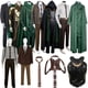 thumbnail image 2 of Disfraz de fantasía de Sylvie, máscara de cosplay, cinturón de Loki, camisa, pantalones, capa, corbata, mono con variación temporal, traje de fiesta de Halloween de supervillano, 2 of 5
