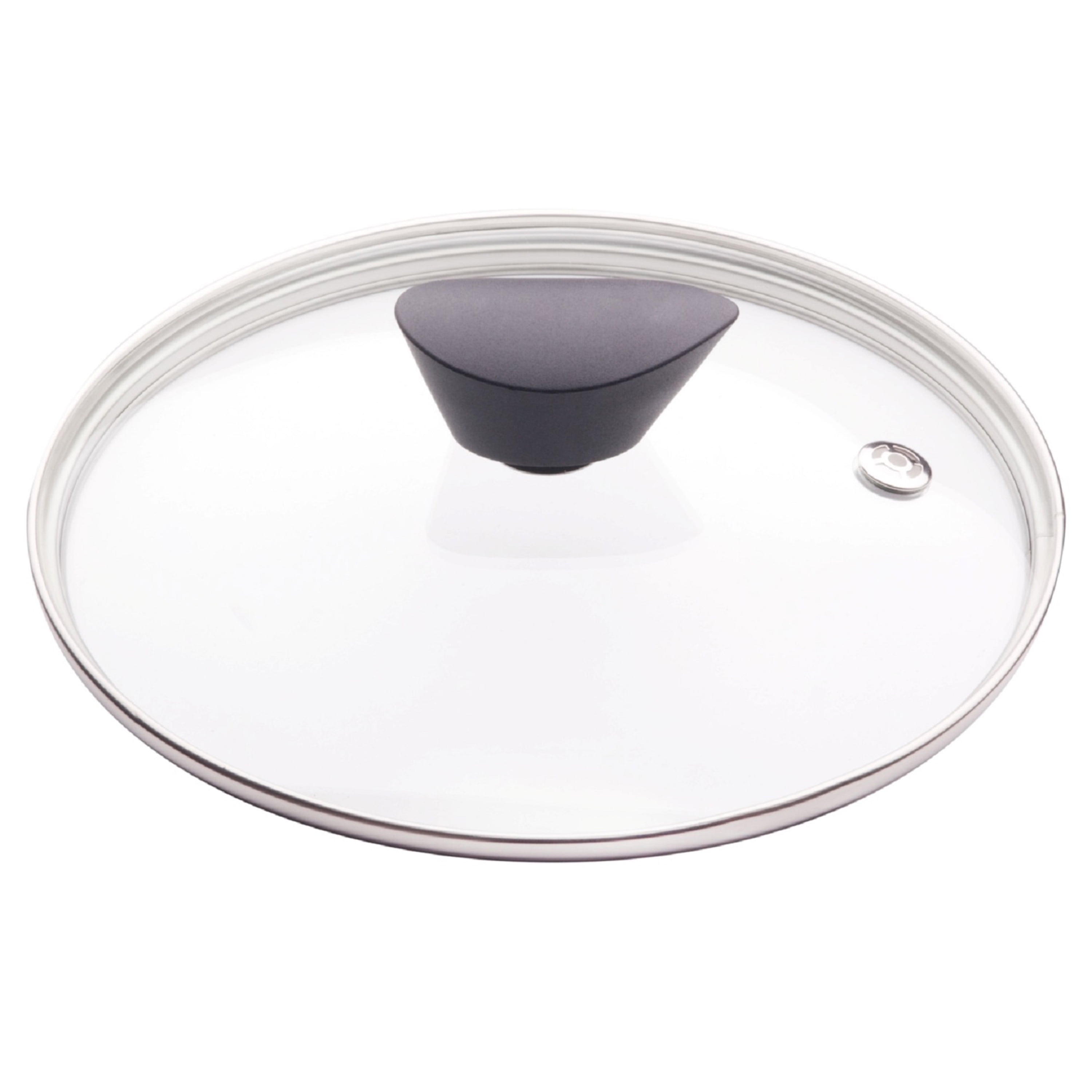 Tempered Glass Lid with Heat Resistant Handle,9.5/24cm, Clear
