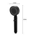 thumbnail image 3 of Shower Heads High Pressure 5-Speed Booster Shower Head， Shower Head Home Bath Shower Nozzle Water Heater Filter Shower , Straight Handle with One Press Water Stop Function Shower Head., 3 of 8