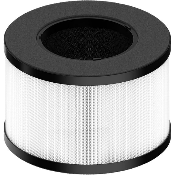BS-03 HEPA Replacement Filter Compatible with PARTU and Slevoo BS-03 HEPA Air Purifier with 3-in-1 Filtration System, 1 Pack