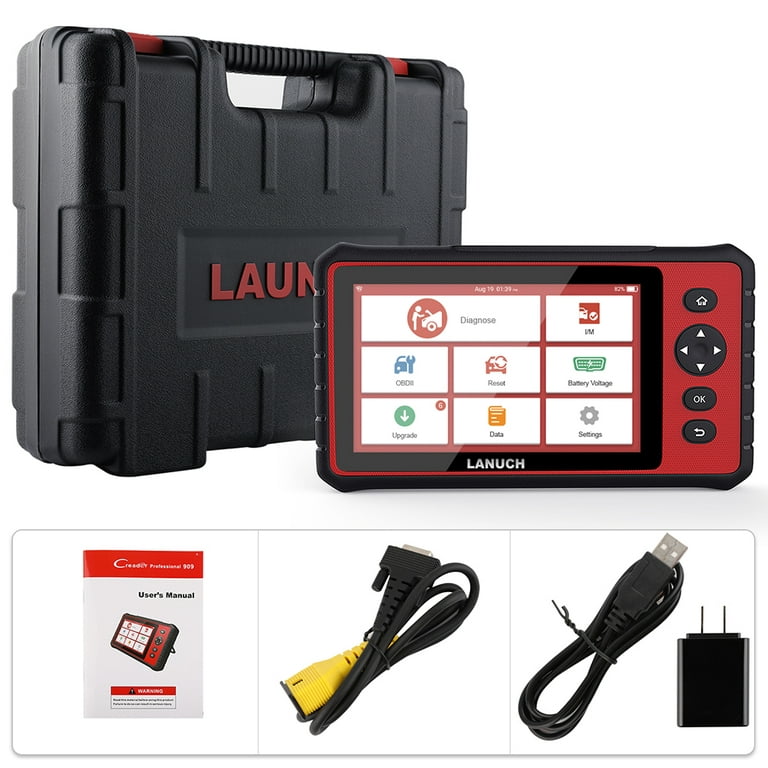 LAUNCH OBD2 Scanner CRP909E, 2022 Newest Full System 7 Inch Automotive  Diagnostic & Scan Tool, with 26 Maintenance Services,Reset Oil