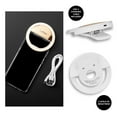 thumbnail image 4 of LuMee Studio 10” LED Clip-on Ring Light USB Charging Cable, Gold, 4 of 7