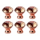 thumbnail image 1 of EeaseMX pomos de cristal con diseño de diamante para armarios, cajones, armarios de cocina y muebles con tornillos (oro rosa)., 1 of 8