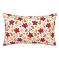 thumbnail image 1 of KLL fall laef Maple Pillow Covers Envelope Closure,Super Soft and Cozy Fuzzy Fleece Pillow Case Cover-20"x30", 1 of 6