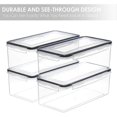 thumbnail image 5 of Airtight Food Storage Containers with Lids 4PCS Set 3.2L,for Pasta, 5 of 5