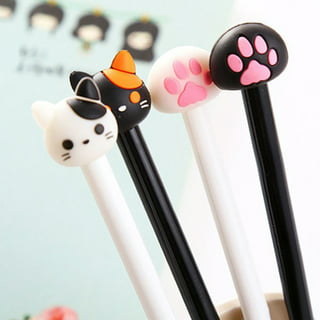 3pcs Cute Cat Gel Pen The Cat's Story Printing Black Color Ink Pens Zakka  Stationery Office