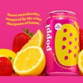 thumbnail image 3 of Poppi Strawberry Lemon Prebiotic Soda, 12 oz, 4 Pack Cans, 3 of 5