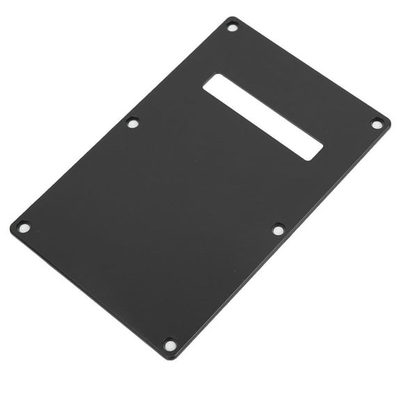 Electric Guitar Backplate Slotted Back Cover Plate Musical Instrument Accessories(black)