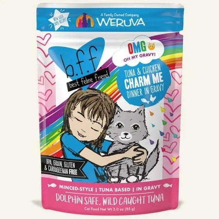 UPC: 0878408008870 | B.F.F. OMG – Best Feline Friend Oh My Gravy! Tuna Chicken Charm Me