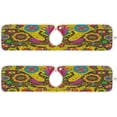 thumbnail image 2 of Dreamtimes Colorful Elephants Sink Splash Guard for Faucet 2 Packs Faucet Absorbent Mats, Ethnic Flower Faucet Handle Drip Catcher Quickly Drying Mat for Kitchen Counter Bathroom, 30"x5.5" RV, 2 of 7