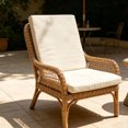 thumbnail image 6 of Outdoor High Back Chair Cushion, Extra Thick Waterproof Patio Seat Pad, Sun Fade Resistant with Ties, 6 of 6