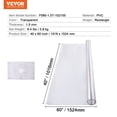 thumbnail image 5 of VEVOR PVC Table Protector - 40x60 Inch Clear Plastic Desk Protector, 5 of 12