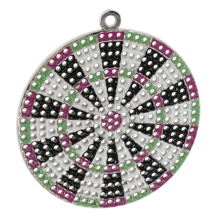 Board Dartboard Charms Metal Dartboard Pendant Mini Hanging Dartboard Miniature Dartboard Decor