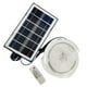 thumbnail image 2 of Lámpara de techo solar, luz solar para cobertizo, IP65, lámpara de cenador impermeable con control remoto para diámetro 20 cm, 2 of 9