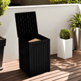thumbnail image 2 of 48 Gallon Resin Delivery Box, Waterproof Outdoor Storage Box for Packages - Black, 2 of 8
