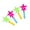 Five Stars, variant on Misright 4 Piece Set Bright Clappers Party Supplies Sustainable Design Loud Sound Effect