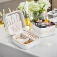 thumbnail image 6 of Mother's Day Rhino Jewelry Box Organizer with Imitation Metal Zipper and Multiple Pattern Choices, 6 of 6