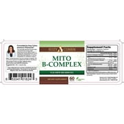 Mito B Complex - Vegan Mito B Complex with 5-MTHF and Adeno B12 - 60 Servings - by Suzy Cohen, RPh