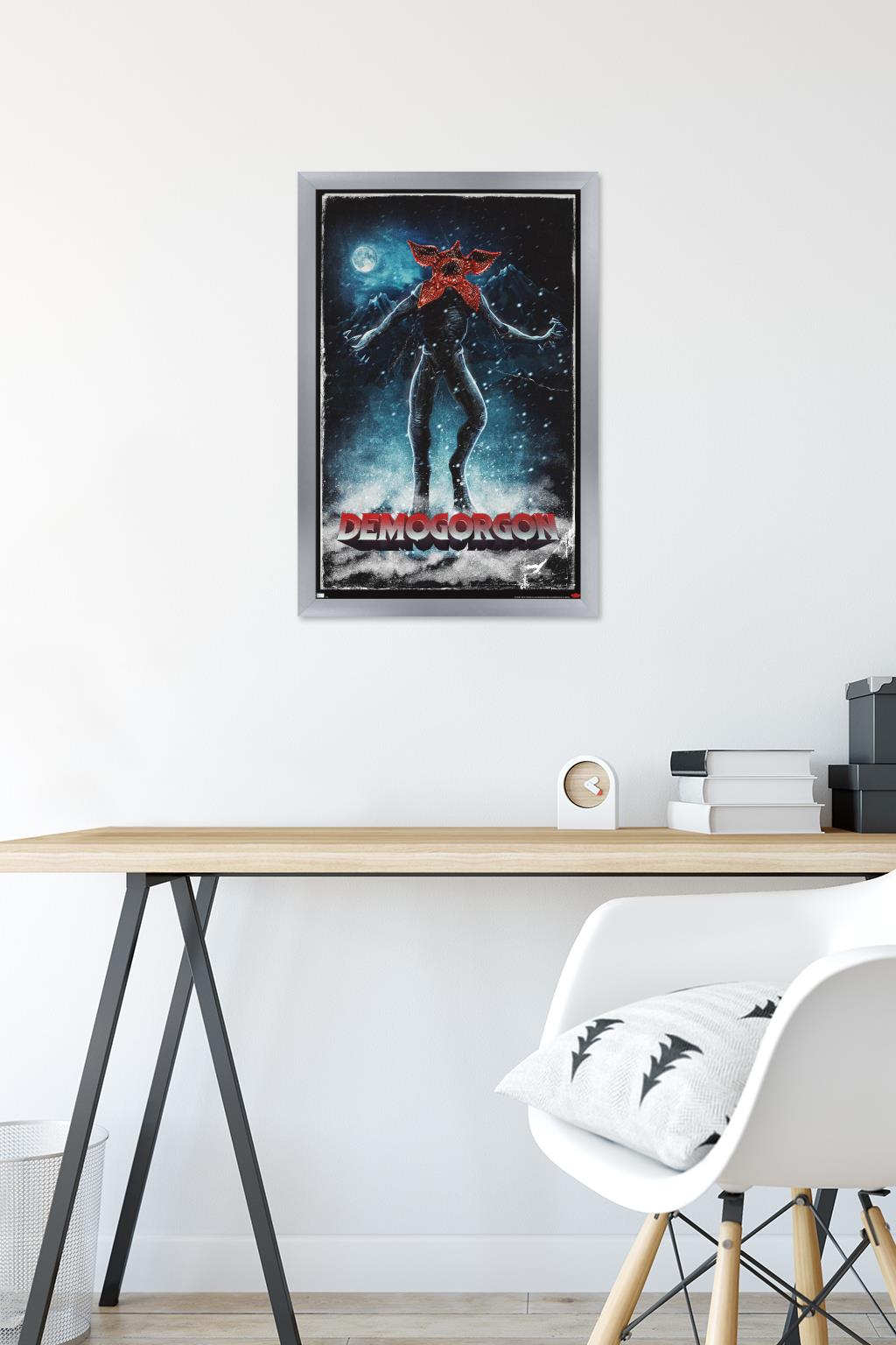 Netflix Stranger Things: Season 4 - Demogorgon Wall Poster, 14.725" x 22.375" Framed