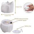 thumbnail image 5 of Flameless Led Tea Light Candles With Timer, Set Of 24 Battery Operated Flickering Tealights For Mothers Day Gifts, 6 Hours On And 18 Hours Off In 24 H, 5 of 5