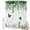 Green, variant on Shower Curtain Butterfly Leaf Shower Curtains for Bathroom Decor, Waterproof Polyester Shower Curtain Set with Hooks, Small Stall Size 36" x 72" Green Plant Silhouette