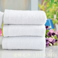 thumbnail image 6 of Hotel Quality Towels Cozival Hotel-Grade White Cotton Towel (32X70Cm) - Ultra-Soft Highly Absorbent Bath Towel, Quick-Dry Hand & Face Cloth for Bathroom & Gym, White Bath Towels, White, 6 of 6