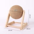 thumbnail image 4 of Bola de rascado de Gato Sunnimix madera sisal natural L, 4 of 8