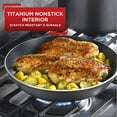 thumbnail image 2 of T-fal Professional 3-Piece Total Nonstick Thermo-Spot Heat Indicator Fry Pan Cookware Set, 8 10 12-Inch, Black, E938S374, 2 of 5