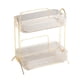 thumbnail image 5 of Organizador de cosméticos, escurridor de tazas y jarros, multiusos, 2 niveles, para almacenamiento en el hogar Blanco, 5 of 9